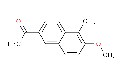 CAS No. 107774-41-4, 1-(6-Methoxy-5-methylnaphthalen-2-yl)ethanone