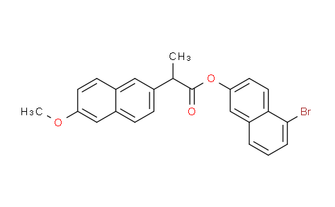 CAS No. 1363166-31-7, 5-Bromonaphthalen-2-yl 2-(6-methoxynaphthalen-2-yl)propanoate