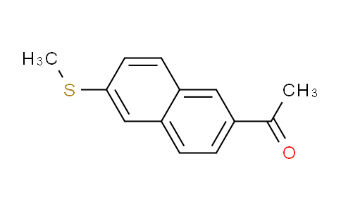 CAS No. 62759-49-3, 1-(6-(Methylthio)naphthalen-2-yl)ethanone