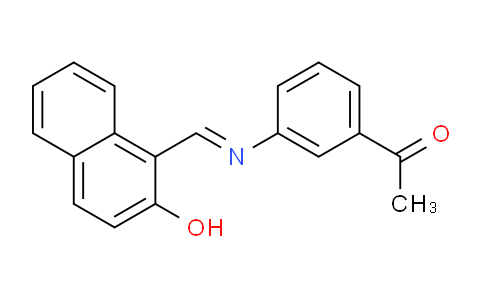 CAS No. 94300-94-4, 1-(3-(((2-Hydroxynaphthalen-1-yl)methylene)amino)phenyl)ethanone
