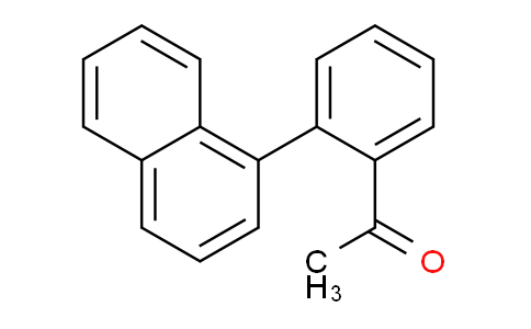 CAS No. 858035-58-2, 1-(2-(Naphthalen-1-yl)phenyl)ethanone