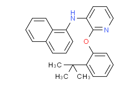 CAS No. 917900-54-0, 2-(2-(tert-Butyl)phenoxy)-N-(naphthalen-1-yl)pyridin-3-amine