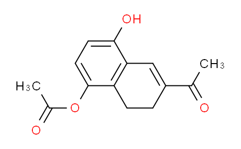 CAS No. 88928-59-0, 6-Acetyl-4-hydroxy-7,8-dihydronaphthalen-1-yl acetate