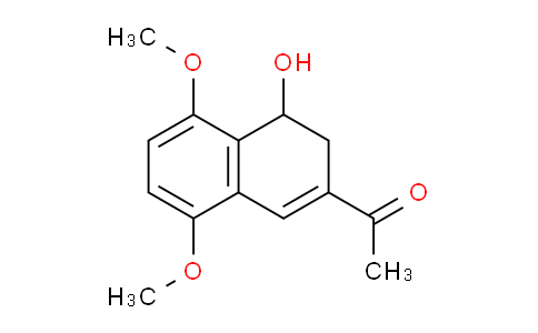 CAS No. 86146-34-1, 1-(4-Hydroxy-5,8-dimethoxy-3,4-dihydronaphthalen-2-yl)ethanone