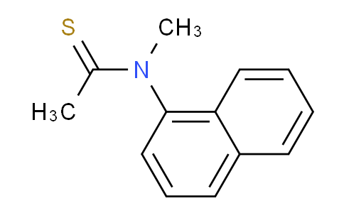CAS No. 55145-23-8, N-Methyl-N-(naphthalen-1-yl)ethanethioamide