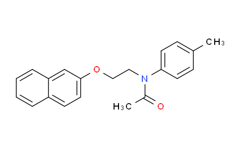CAS No. 61293-94-5, N-(2-(Naphthalen-2-yloxy)ethyl)-N-(p-tolyl)acetamide