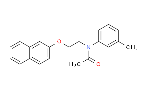 CAS No. 61293-93-4, N-(2-(Naphthalen-2-yloxy)ethyl)-N-(m-tolyl)acetamide