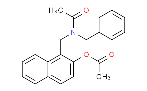 CAS No. 6642-13-3, 1-((N-Benzylacetamido)methyl)naphthalen-2-yl acetate