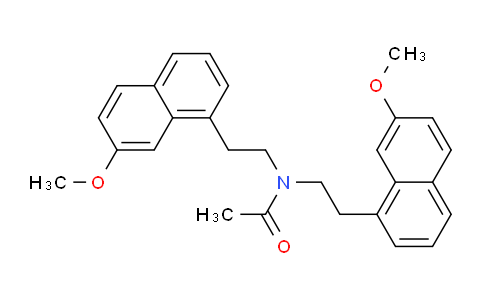 CAS No. 1385018-58-5, N,N-Bis(2-(7-methoxynaphthalen-1-yl)ethyl)acetamide