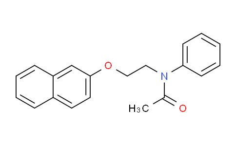 CAS No. 61293-91-2, N-(2-(Naphthalen-2-yloxy)ethyl)-N-phenylacetamide