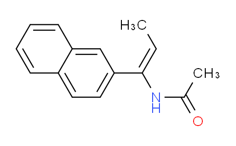 CAS No. 218903-53-8, N-(1-(Naphthalen-2-yl)prop-1-en-1-yl)acetamide