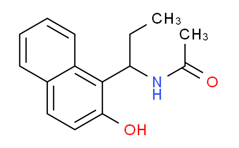 CAS No. 14557-76-7, N-(1-(2-Hydroxynaphthalen-1-yl)propyl)acetamide