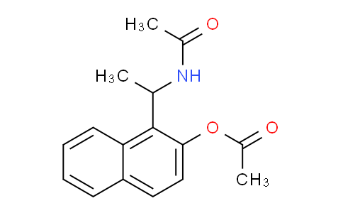 CAS No. 6640-35-3, 1-(1-Acetamidoethyl)naphthalen-2-yl acetate