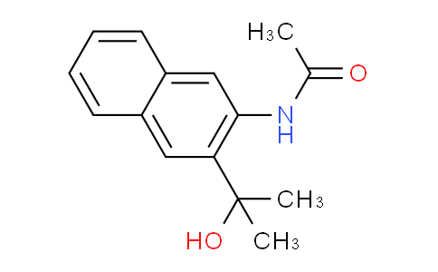 CAS No. 65948-28-9, N-(3-(2-Hydroxypropan-2-yl)naphthalen-2-yl)acetamide