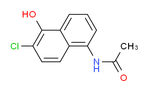 CAS No. 159490-01-4, N-(6-Chloro-5-hydroxynaphthalen-1-yl)acetamide