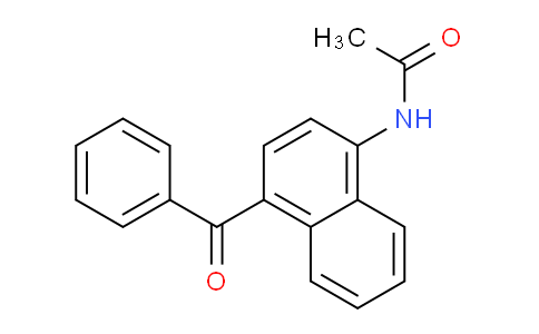 CAS No. 89278-28-4, N-(4-Benzoylnaphthalen-1-yl)acetamide