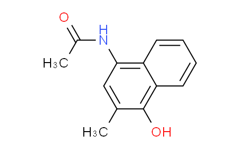 CAS No. 523-68-2, N-(4-Hydroxy-3-methylnaphthalen-1-yl)acetamide