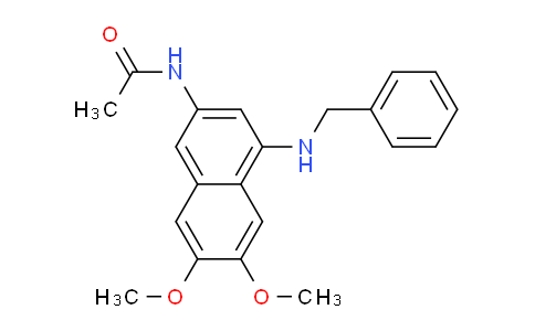 CAS No. 418800-00-7, N-(4-(Benzylamino)-6,7-dimethoxynaphthalen-2-yl)acetamide