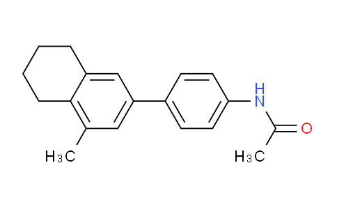 CAS No. 918875-57-7, N-(4-(4-Methyl-5,6,7,8-tetrahydronaphthalen-2-yl)phenyl)acetamide