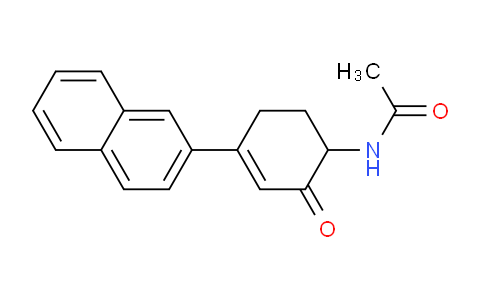 CAS No. 88141-46-2, N-(4-(Naphthalen-2-yl)-2-oxocyclohex-3-en-1-yl)acetamide