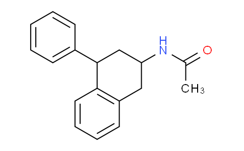 CAS No. 134865-73-9, N-(4-Phenyl-1,2,3,4-tetrahydronaphthalen-2-yl)acetamide