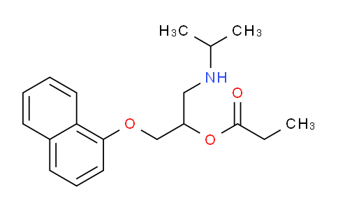 CAS No. 111399-11-2, 1-(Isopropylamino)-3-(naphthalen-1-yloxy)propan-2-yl propionate