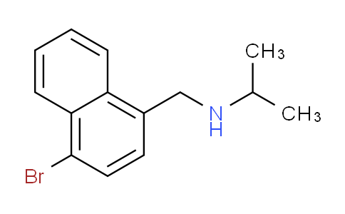 CAS No. 1394023-52-9, N-((4-Bromonaphthalen-1-yl)methyl)propan-2-amine