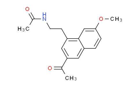 CAS No. 166526-96-1, N-(2-(3-Acetyl-7-methoxynaphthalen-1-yl)ethyl)acetamide