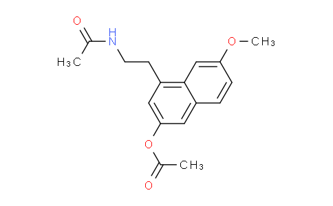 CAS No. 166526-98-3, 4-(2-Acetamidoethyl)-6-methoxynaphthalen-2-yl acetate