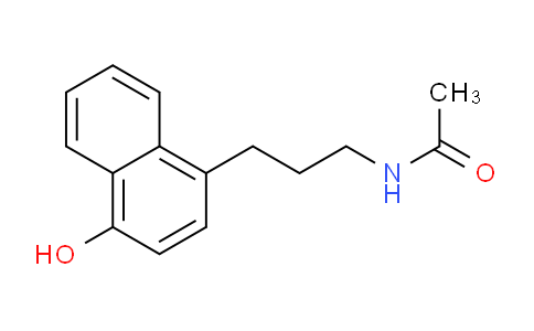 CAS No. 138865-51-7, N-(3-(4-Hydroxynaphthalen-1-yl)propyl)acetamide