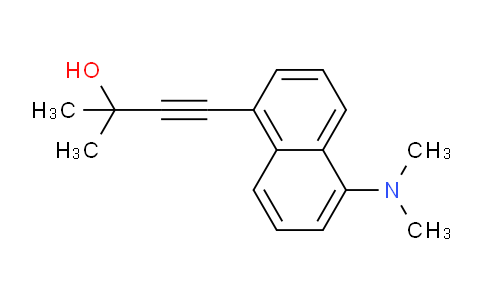 CAS No. 609355-64-8, 4-(5-(Dimethylamino)naphthalen-1-yl)-2-methylbut-3-yn-2-ol