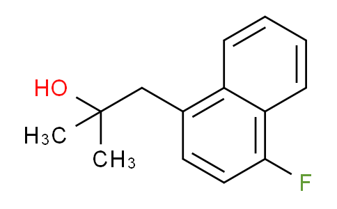 CAS No. 1443340-99-5, 1-(4-Fluoronaphthalen-1-yl)-2-methylpropan-2-ol