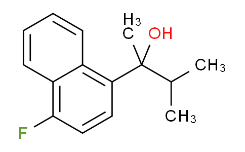 CAS No. 1443307-10-5, 2-(4-Fluoronaphthalen-1-yl)-3-methylbutan-2-ol