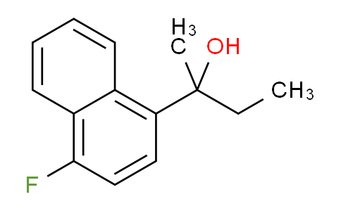 CAS No. 1443327-24-9, 2-(4-Fluoronaphthalen-1-yl)butan-2-ol