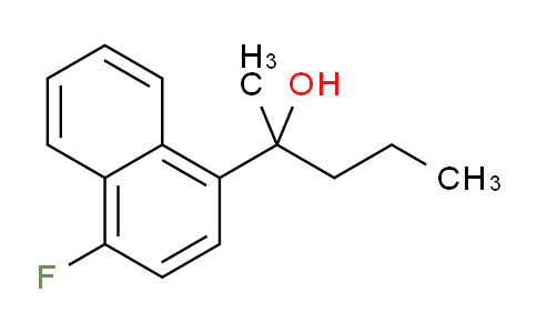 CAS No. 1443304-87-7, 2-(4-Fluoronaphthalen-1-yl)pentan-2-ol