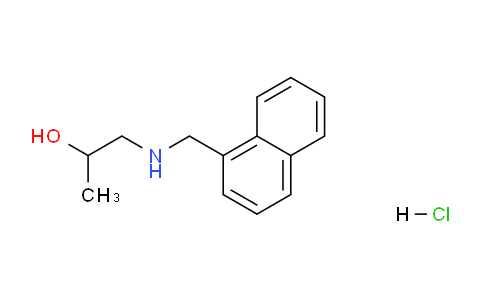 CAS No. 1052533-91-1, 1-((Naphthalen-1-ylmethyl)amino)propan-2-ol hydrochloride