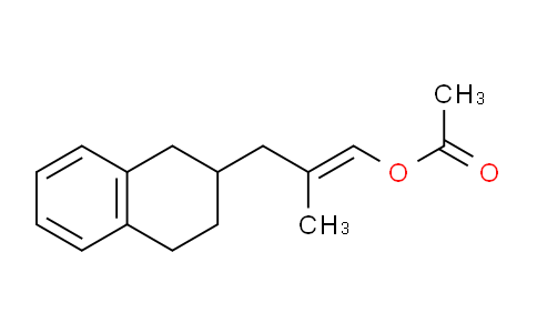 CAS No. 6884-39-5, 2-Methyl-3-(1,2,3,4-tetrahydronaphthalen-2-yl)prop-1-en-1-yl acetate