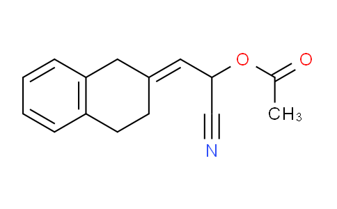 CAS No. 14442-44-5, 1-Cyano-2-(3,4-dihydronaphthalen-2(1H)-ylidene)ethyl acetate