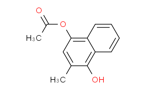 CAS No. 110327-29-2, 4-Hydroxy-3-methylnaphthalen-1-yl acetate