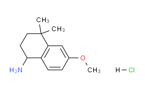 CAS No. 1352305-30-6, 6-Methoxy-4,4-dimethyl-1,2,3,4-tetrahydronaphthalen-1-amine hydrochloride