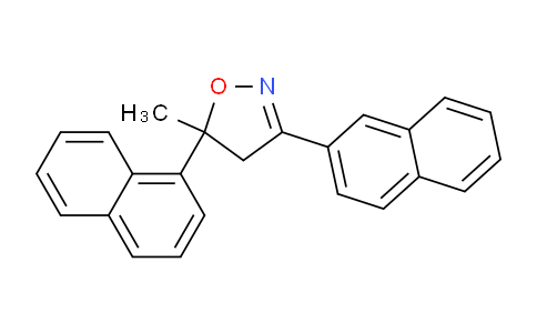 CAS No. 653602-01-8, 5-Methyl-5-(naphthalen-1-yl)-3-(naphthalen-2-yl)-4,5-dihydroisoxazole