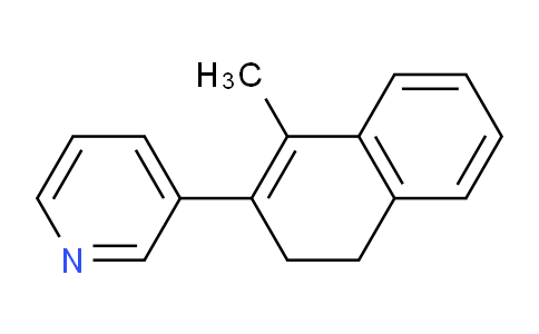 CAS No. 3614-50-4, 3-(1-Methyl-3,4-dihydronaphthalen-2-yl)pyridine