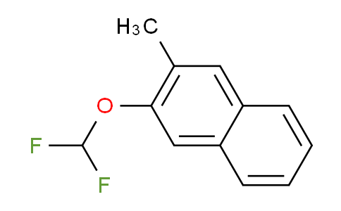 CAS No. 1261534-04-6, 2-(Difluoromethoxy)-3-methylnaphthalene