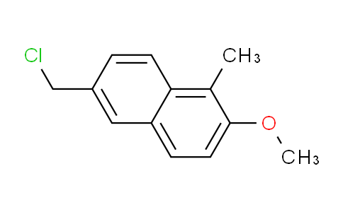 CAS No. 17580-39-1, 6-(Chloromethyl)-2-methoxy-1-methylnaphthalene