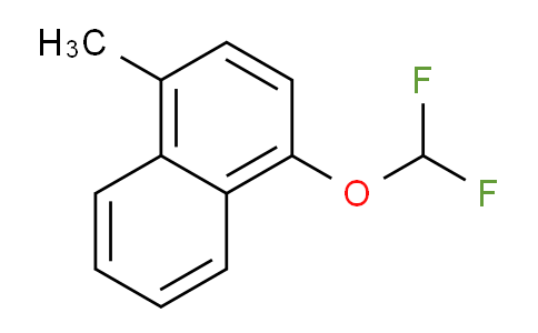 CAS No. 1261769-82-7, 1-(Difluoromethoxy)-4-methylnaphthalene
