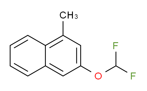 CAS No. 1261488-12-3, 2-(Difluoromethoxy)-4-methylnaphthalene