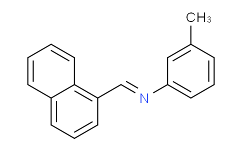 CAS No. 62595-37-3, 3-Methyl-N-(naphthalen-1-ylmethylene)aniline