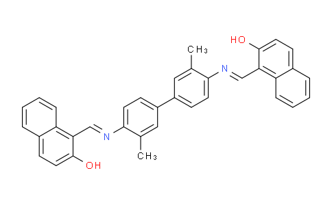 CAS No. 16196-97-7, 1,1'-(((3,3'-Dimethyl-[1,1'-biphenyl]-4,4'-diyl)bis(azanylylidene))bis(methanylylidene))bis(naphthalen-2-ol)