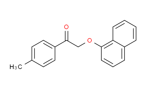 CAS No. 51358-00-0, 2-(Naphthalen-1-yloxy)-1-(p-tolyl)ethanone