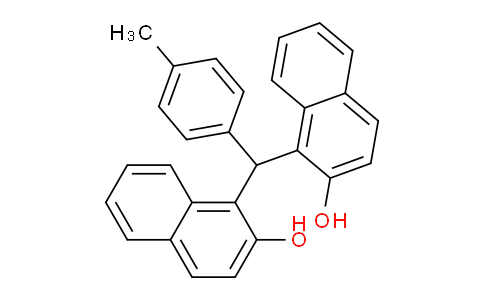 CAS No. 60930-61-2, 1,1'-(p-Tolylmethylene)bis(naphthalen-2-ol)